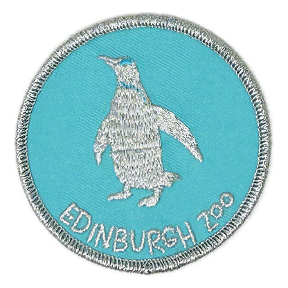 P..p..p..pick up a Penguin Patch with Edinburgh Zoo embroidery.

This fabulous Navy patch with silver embroidery can be ironed or sewn onto various materials.