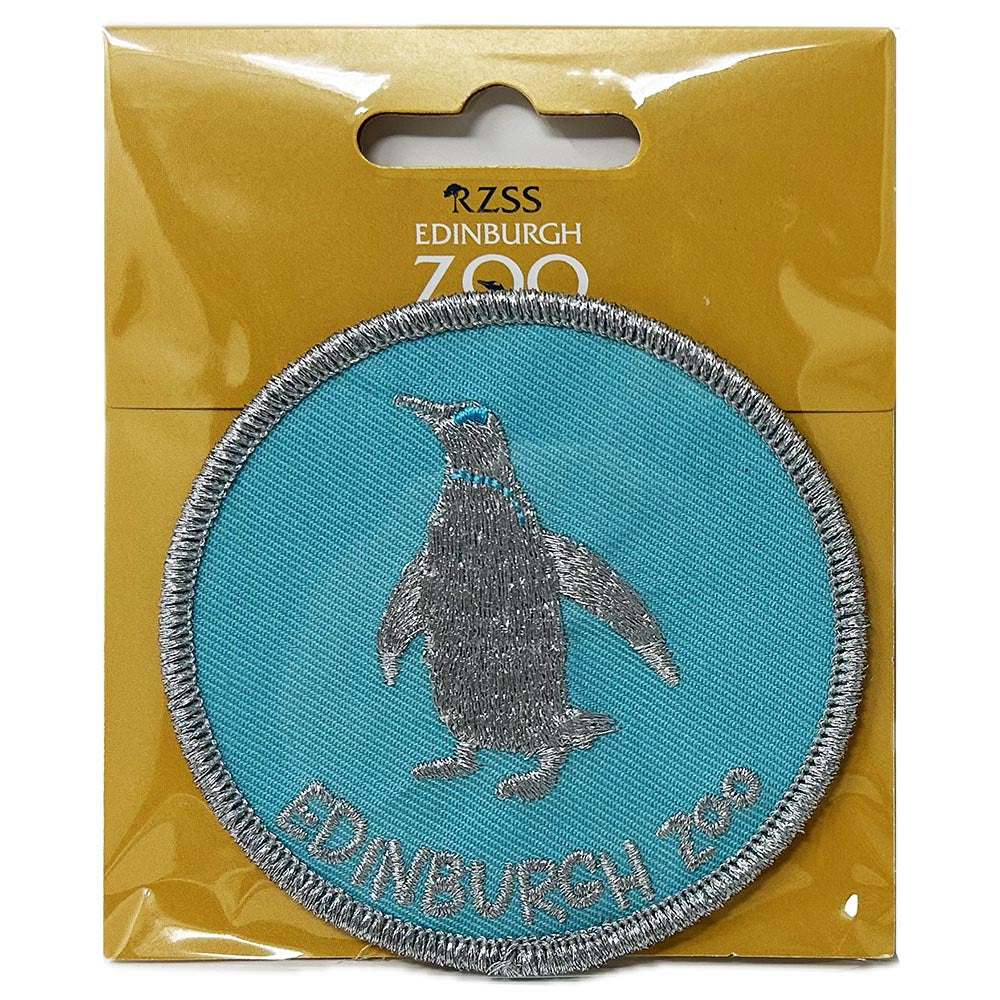 P..p..p..pick up a Penguin Patch with Edinburgh Zoo embroidery.

This fabulous Navy patch with silver embroidery can be ironed or sewn onto various materials.