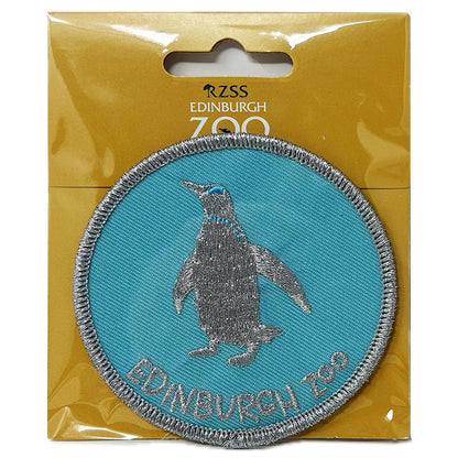 P..p..p..pick up a Penguin Patch with Edinburgh Zoo embroidery.

This fabulous Navy patch with silver embroidery can be ironed or sewn onto various materials.