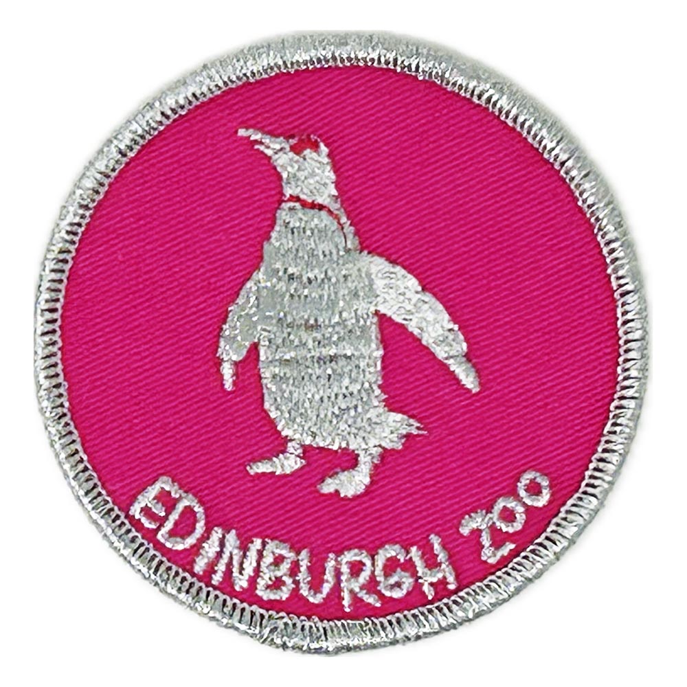 P..p..p..pick up a Penguin Patch with Edinburgh Zoo embroidery.

This fabulous Navy patch with silver embroidery can be ironed or sewn onto various materials.