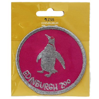 P..p..p..pick up a Penguin Patch with Edinburgh Zoo embroidery.

This fabulous Navy patch with silver embroidery can be ironed or sewn onto various materials.