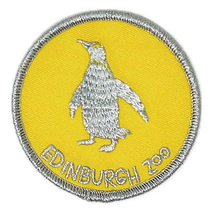 P..p..p..pick up a Penguin Patch with Edinburgh Zoo embroidery.

This fabulous Navy patch with silver embroidery can be ironed or sewn onto various materials.