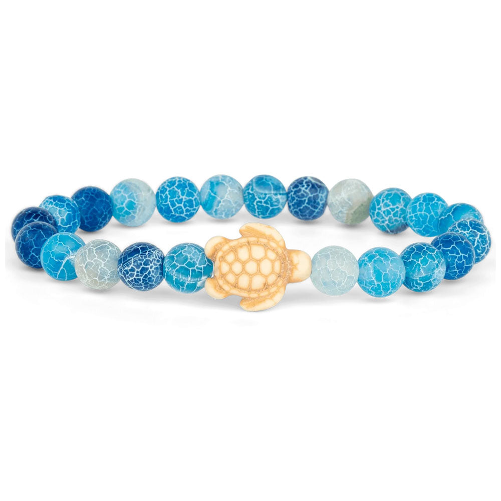 Fahlo sea turtle bracelet - aqua
