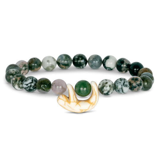 Fahlo sloth bracelet - rainforest green