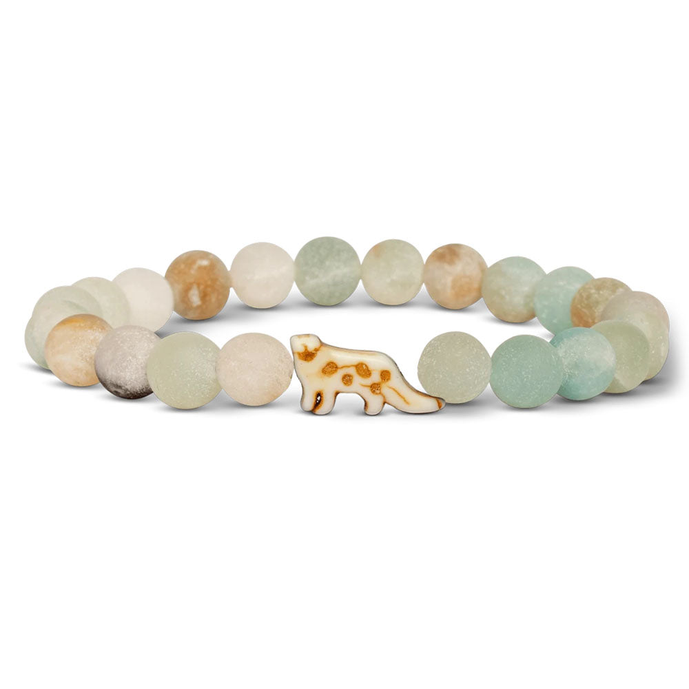 Fahlo snow leopard bracelet - stone