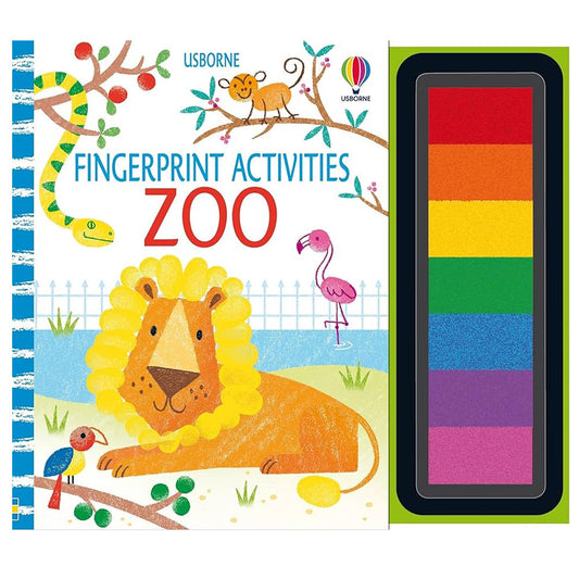 Fingerprint Activities Zoo Book Usborne