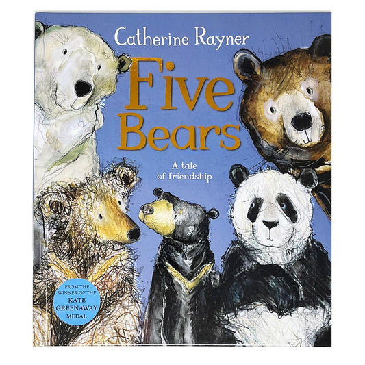 Five Bears by Catherine Rayner Paperback Book