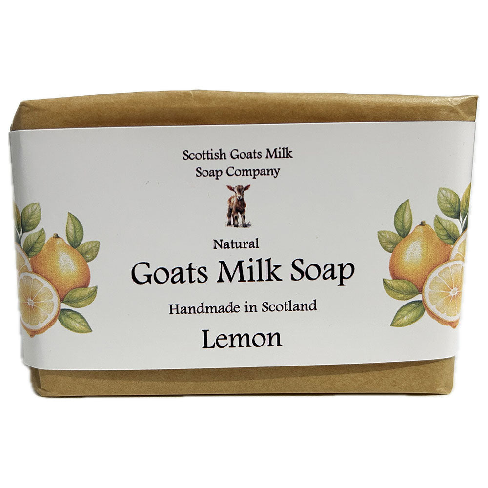 Scottish Goats Milk Soap - Lemon 95g