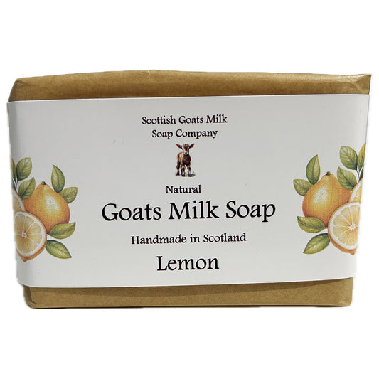 The Scottish Goats Milk Soap Company know you will love the zest of their Lemon Goats Milk Soap Bar, a vibrant and uplifting addition to your daily skincare routine. Infused with the wonderful essence of lemons, this soap bar is ideal for all skin types but particularly ageing skin or skin prone to acne/spots.