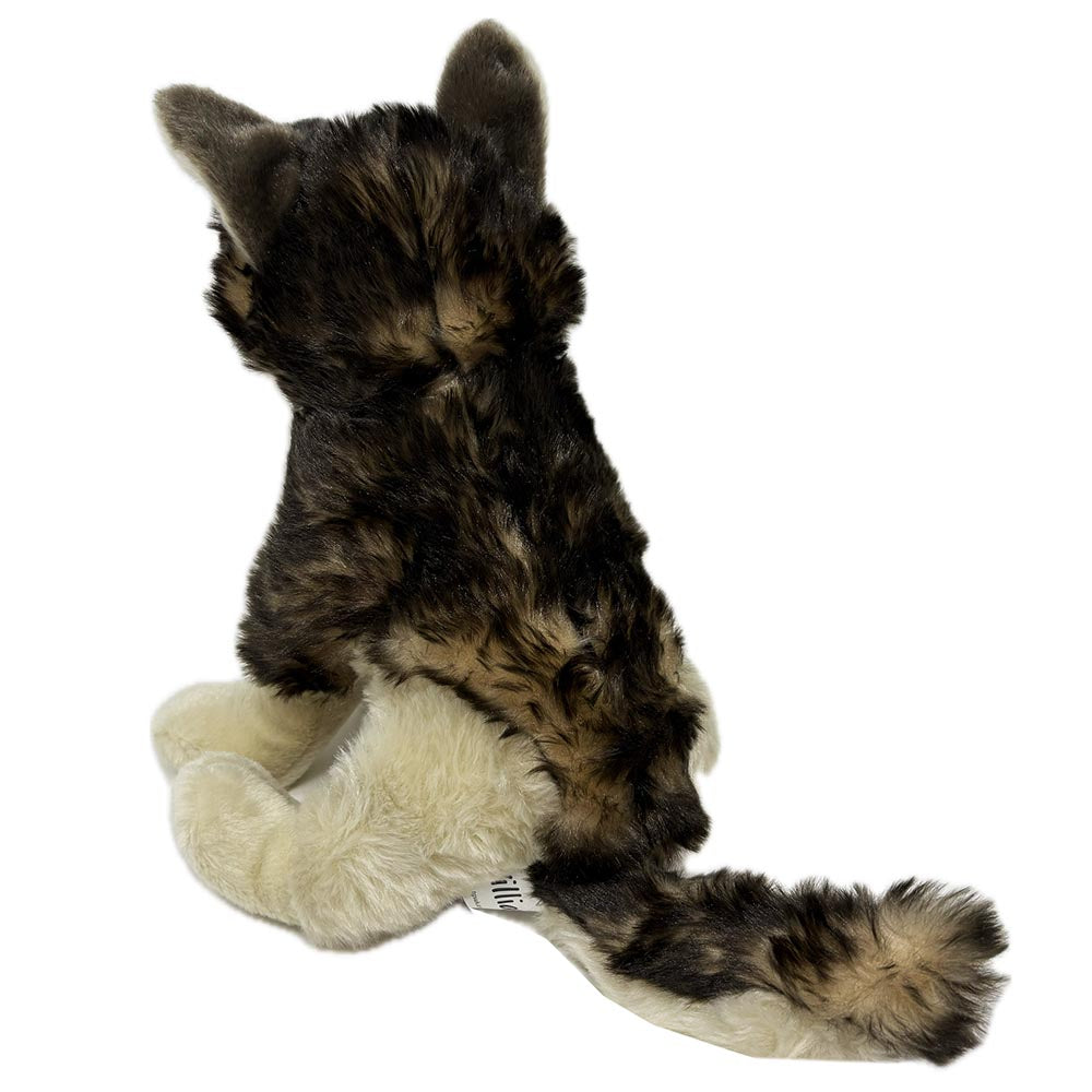 Grey wolf eco soft toy, 22cm, made from 100% recycled materials