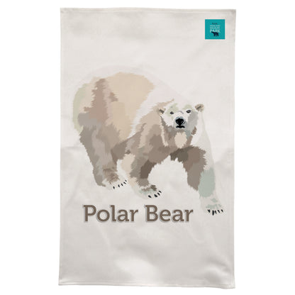 Highland Wildlife Park Polar Bear Tea Towel