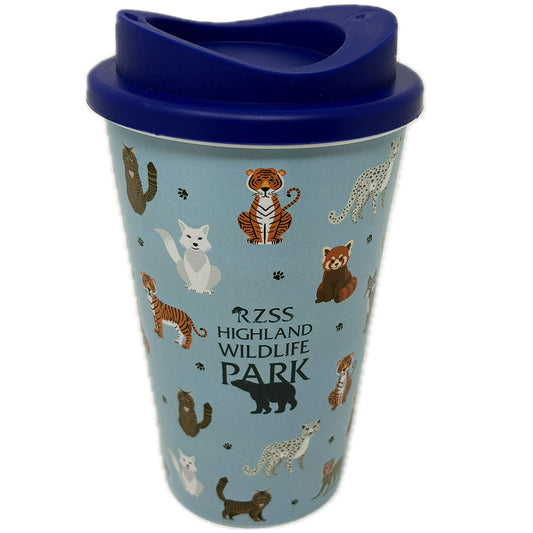 Highland Wildlife Park multi animal travel mug