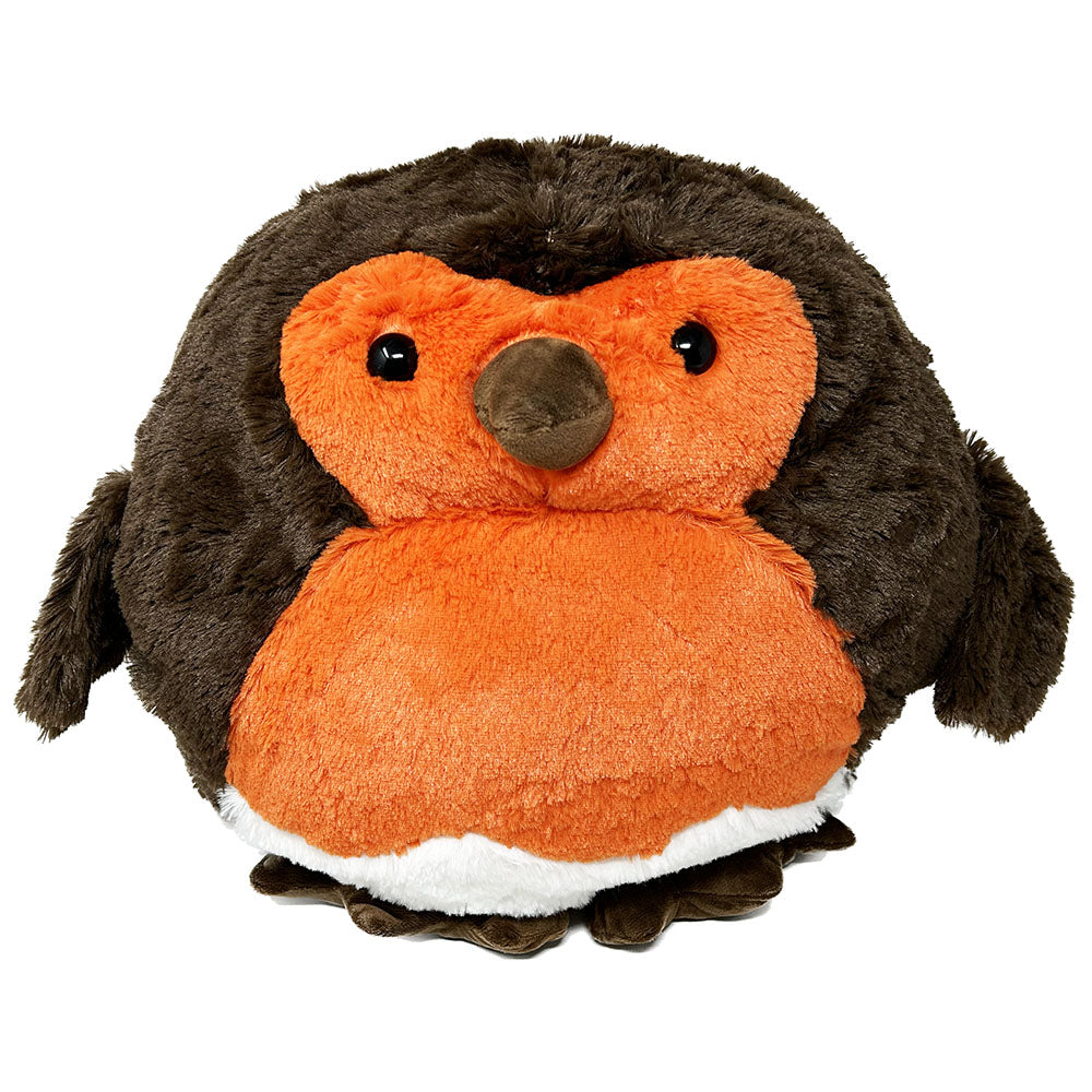 Looking for a cosy Christmas gift? This jumbo sized Robin Hand Warmer is perfect for keeping your hands toasty this Winter! Simply slip your hands into the two side pockets and enjoy the warmth.  30cm approx.