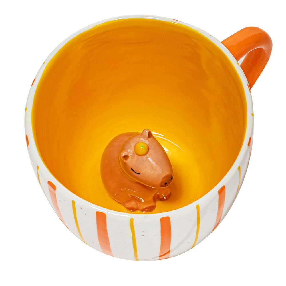 Surprise hidden capybara mug