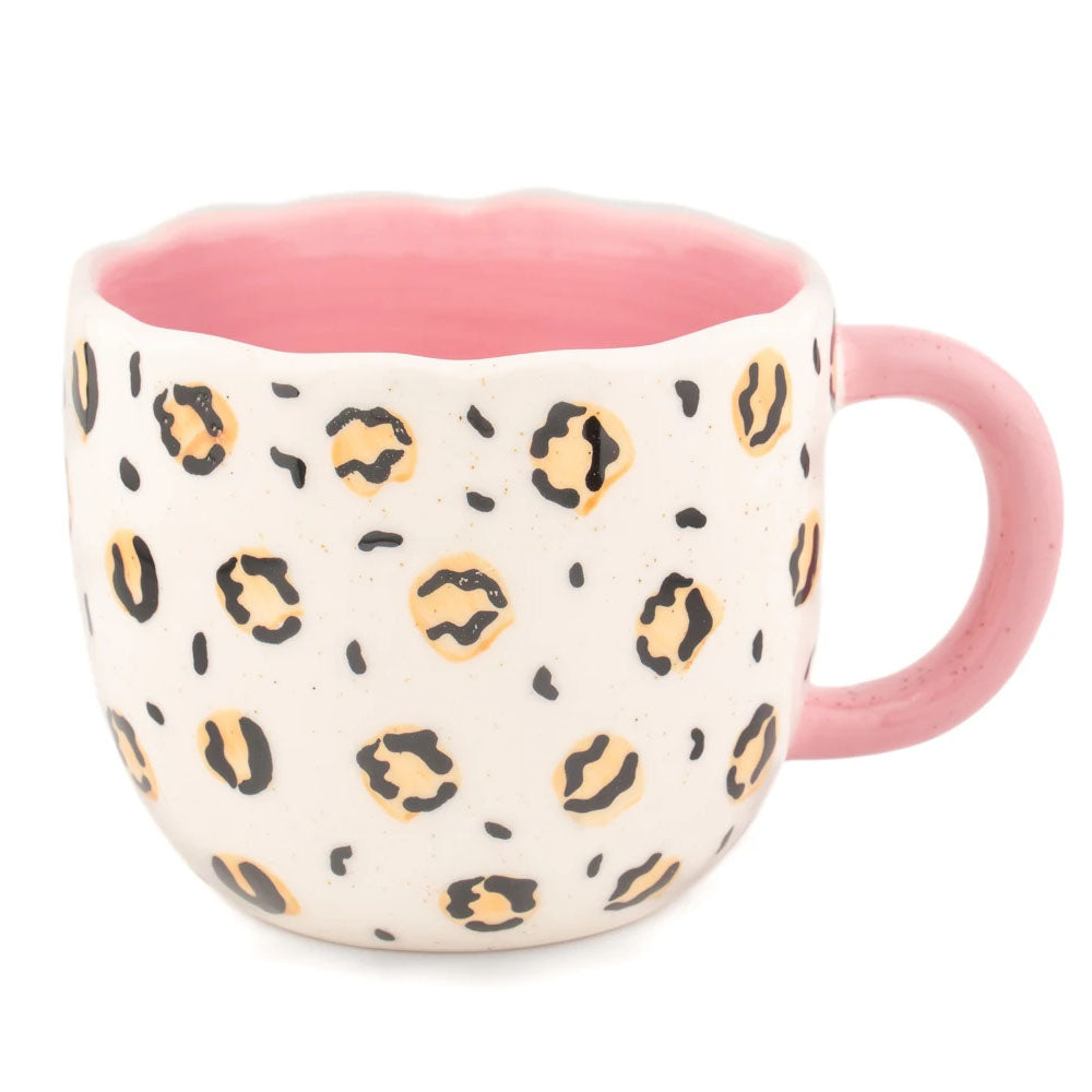 Surprise hidden leopard mug