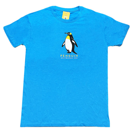 Hole in My Pocket Penguin T-shirt - Blue