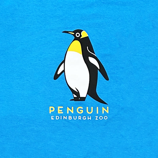 Hole in My Pocket Penguin T-shirt - Blue