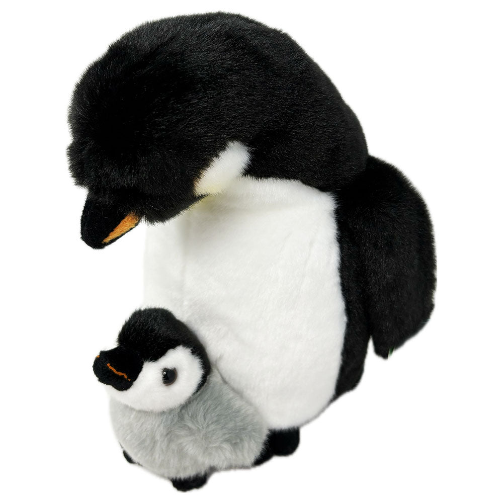 Penguin with chick soft toy - 27cm