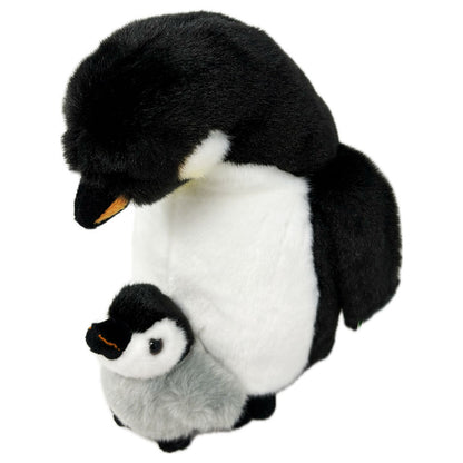 Penguin with chick soft toy - 27cm