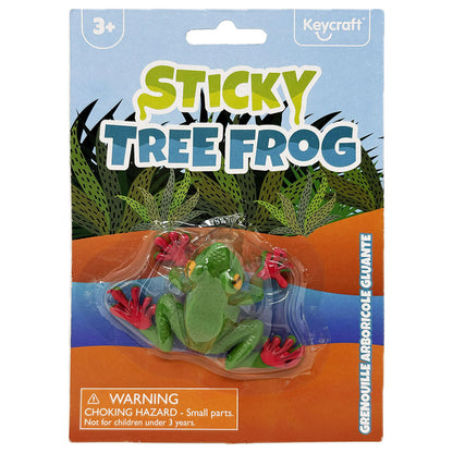 Sticky tree frog toy