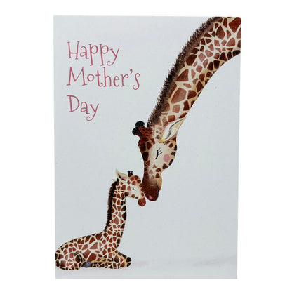 Giraffes Mothers Day card