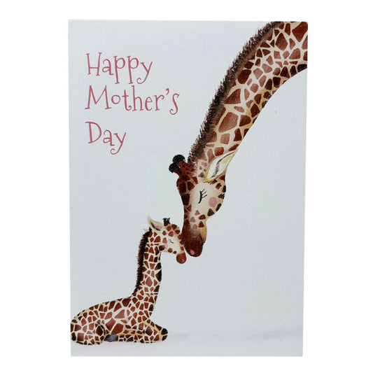 Giraffes Mothers Day Card