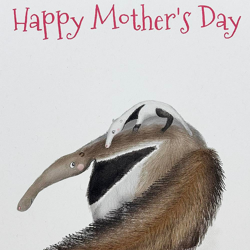 Anteater Mothers Day Greeting Card