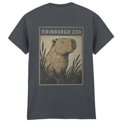 Edinburgh Zoo capy t-shirt - charcoal