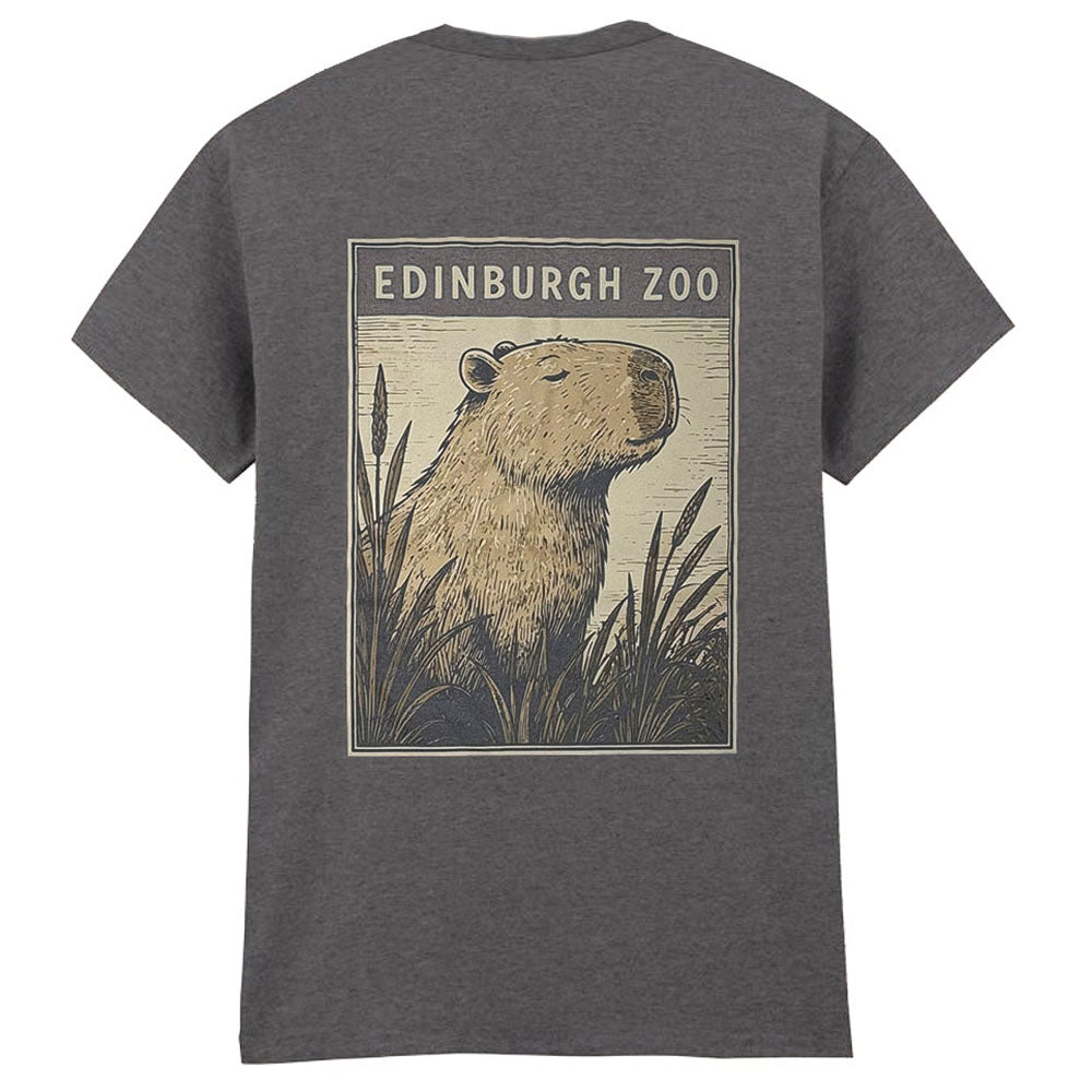 Edinburgh Zoo capy t-shirt - charcoal