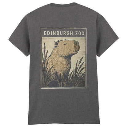 Edinburgh Zoo capy t-shirt - charcoal
