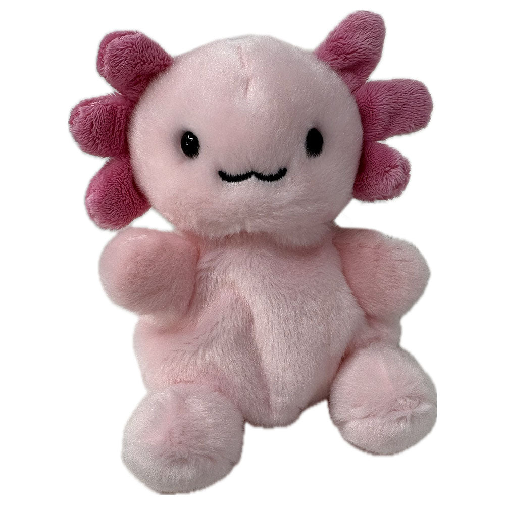 Palm Pals Pink Axolotl Soft Toy - 15cm