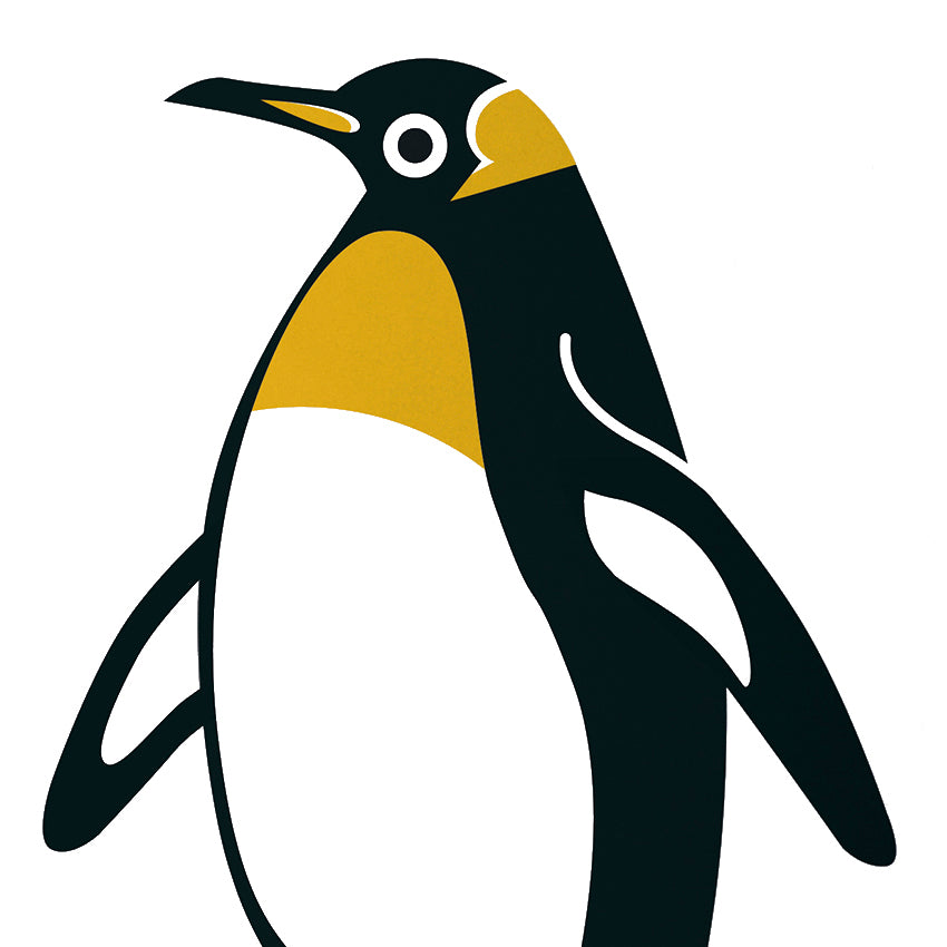 Edinburgh Zoo Penguin Round Badge