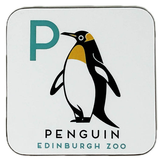 Edinburgh Zoo Penguin Coaster Solo Design