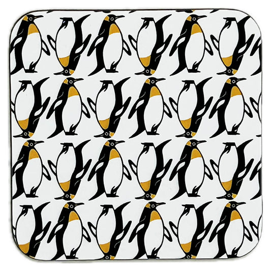 Edinburgh Zoo Penguin Coaster Repeat Design