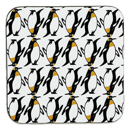 Edinburgh Zoo Penguin Coaster Repeat Design