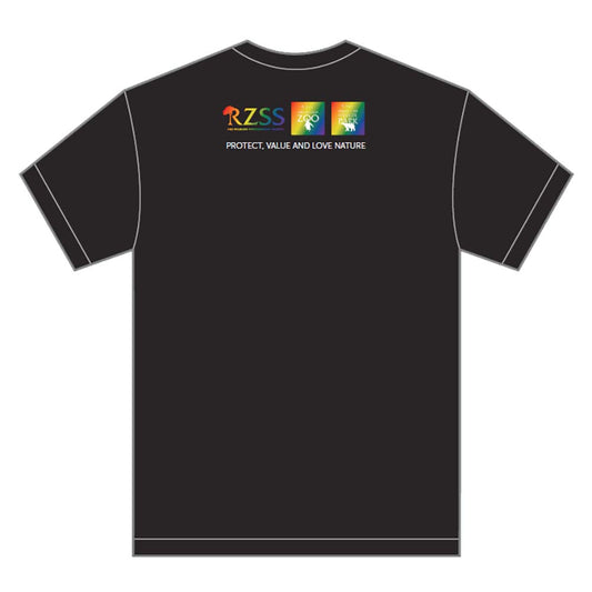 Edinburgh Zoo Pride Parade T-shirt - Black