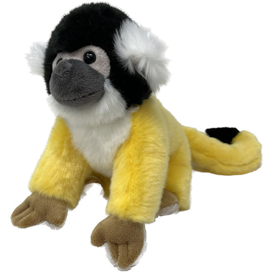 This Squirrel Monkey by Nature Planet is so soft and cuddly. By purchasing this toy you will be supporting an education project in Indonesia through Plan International.

The squirrel monkey toy stands approximately 22cm (7.5") tall.