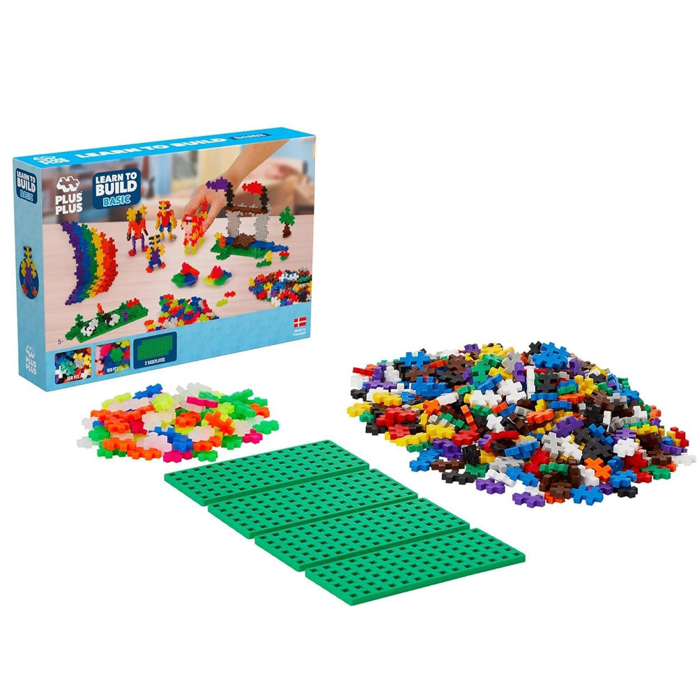 Plus Plus Learn to Build Basic 600 Piece Set