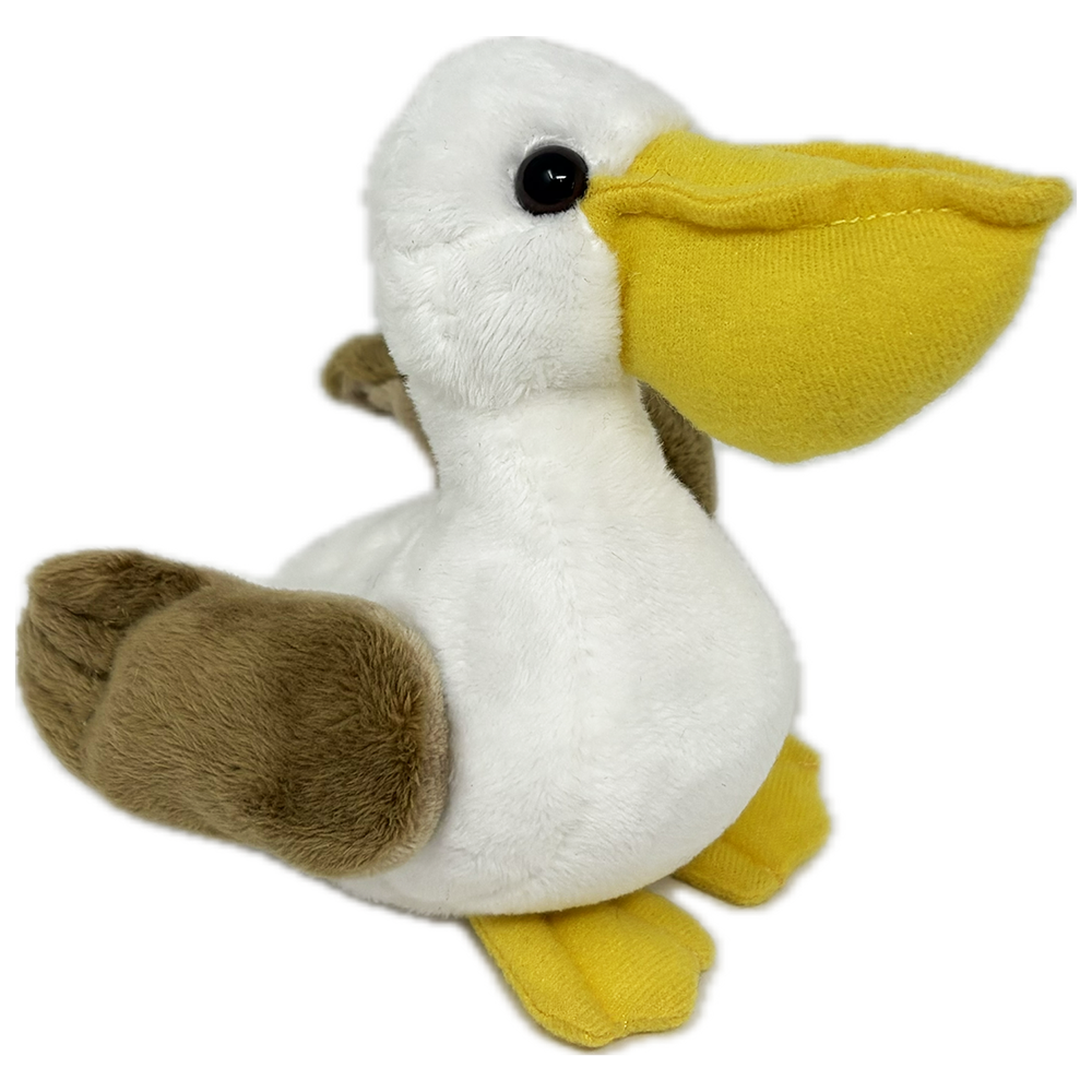 Be eco happy with our Eco Pocketkins Pelican Soft Toy. Made from sustainable materials, this 13cm soft toy is perfect for playtime. Dive into adventure with our Eco Pocketkins Pelican and feel good about helping the environment.

A-peli-can do attitude, this little toy will bring a lot of joy!

13cm Wipe clean.
