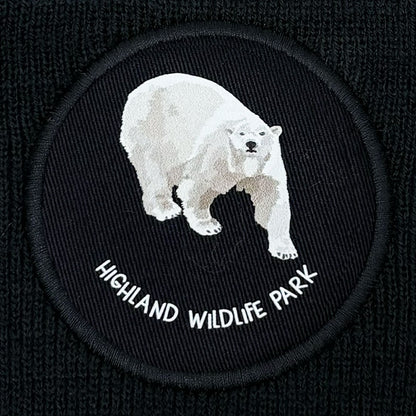 Polar Bear Beanie Navy - Highland Wildlife Park