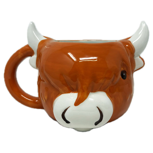 Highland Cow Head Mug