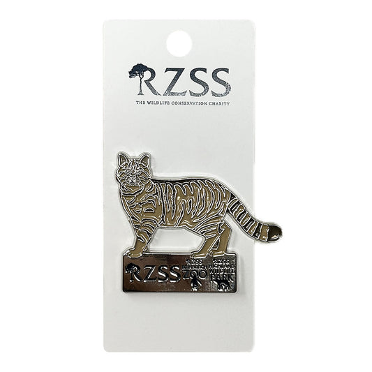 Get your paws on this RZSS Scottish Wildcat Magnet.  6cm x 5cm in size with RZSS, Edinburgh Zoo & Highland Wildlife Park logos.