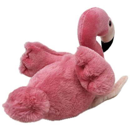 Go green with the Flamingo Eco 23cm soft toy! Made from recycled materials, this soft toy features a long plush body, short plush legs and neck, and a black beak for extra detail. Embrace sustainability in a playful way!