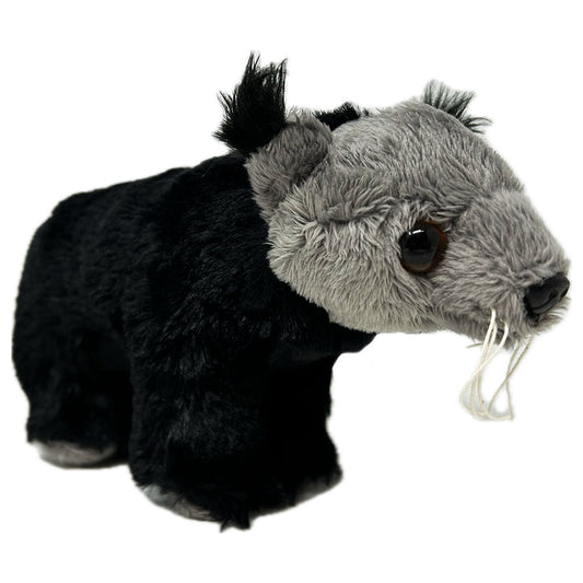 This sweet Binturong Soft Toy is perfect for play and for cuddles. At 15cm, it's small enough to fit snugly in your hand! With its authentic design, this furry friend will soon become your go-to companion!
Binturongs are known to smell like popcorn and spend most of their days hanging out in trees.
15cm
Wipe clean.