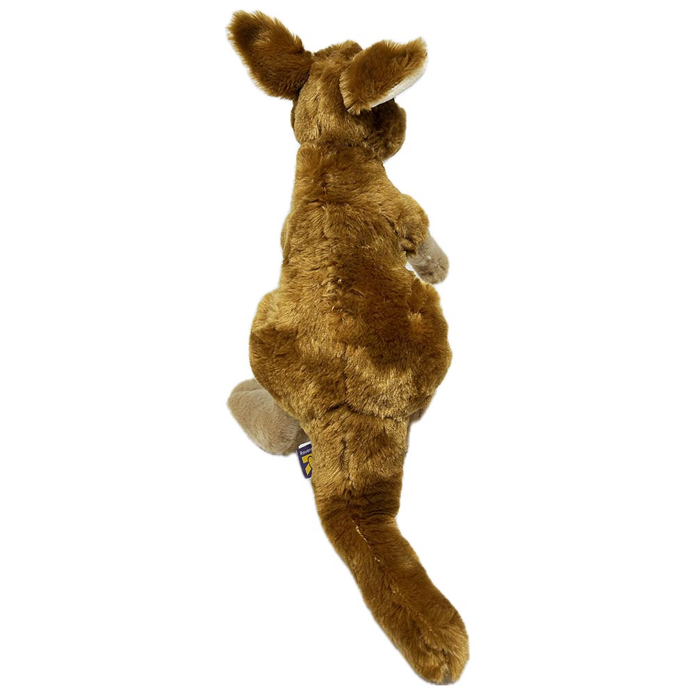 Bounce around with this adorable Kangaroo soft toy, wonderfully fluffy with realistic paws, tail and extra large feet for jumping. Stuffed with PET recycled material to make this furry pal not only adorable but also environmentally friendly.

30cm

Wipe Clean