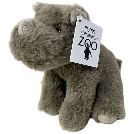 Get your paws on the Edinburgh Zoo branded Rhino soft toy from Ravensden Eco Collection at RZSS.