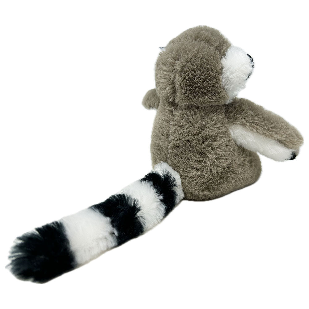 Get your paws on the Ring Tailed Lemur from Ravensden Eco Collection at RZSS. Each super, soft plush toy is made from 100% post consumer recycled PET plastic bottles. Stitched eyes and noses, no beans, whiskers, glitter or sequins. Approx. 18cm Hand Wash