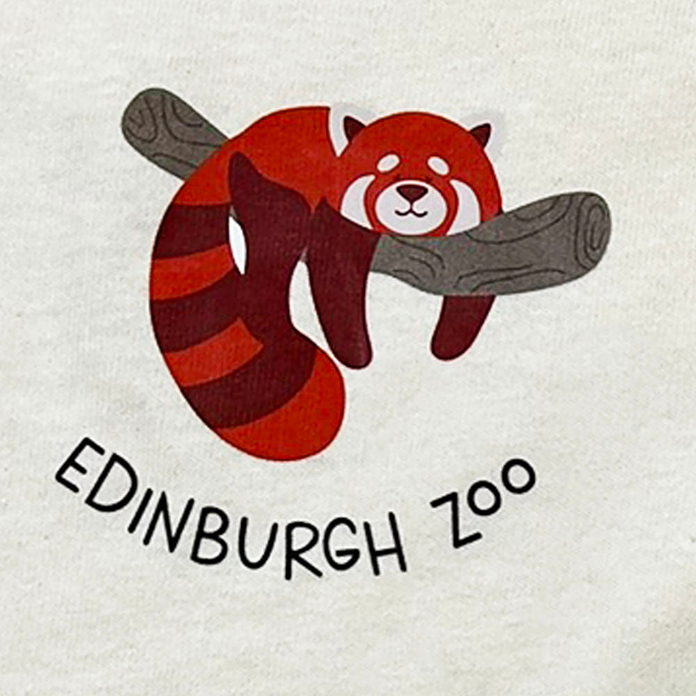 Edinburgh Zoo Red Panda Pocket Print T-shirt - Natural – Royal