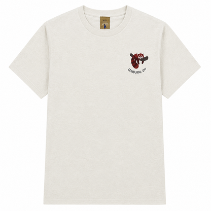 Get ready to rock your inner animal lover with our Edinburgh Zoo Red Panda Pocket Print T-shirt! This quirky and fun t-shirt features a cute Red Panda design on a natural, cotton T-shirt. Show off your love for all creatures great and small with this playful and unique tee.