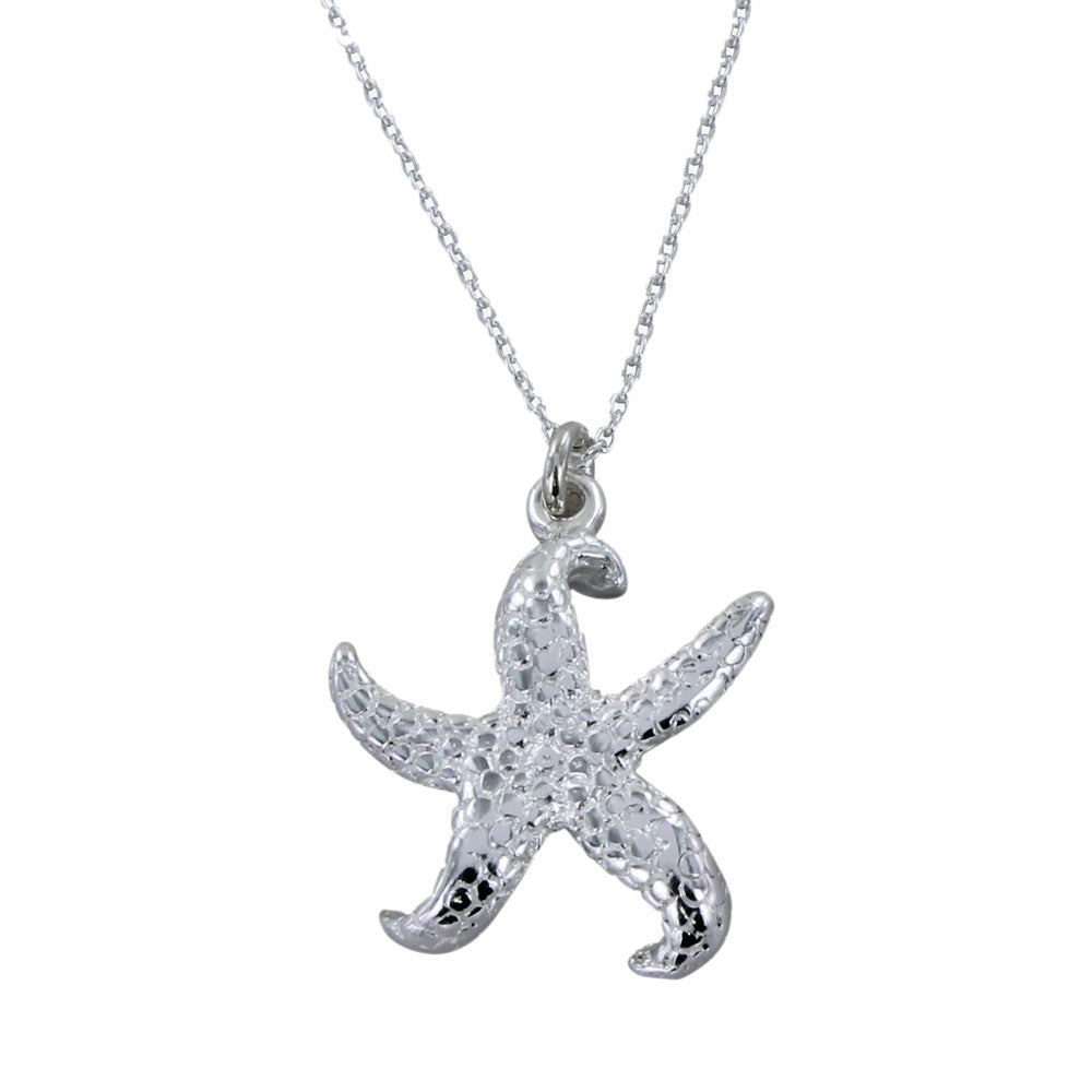 R&R Starfish Sterling Silver Necklace